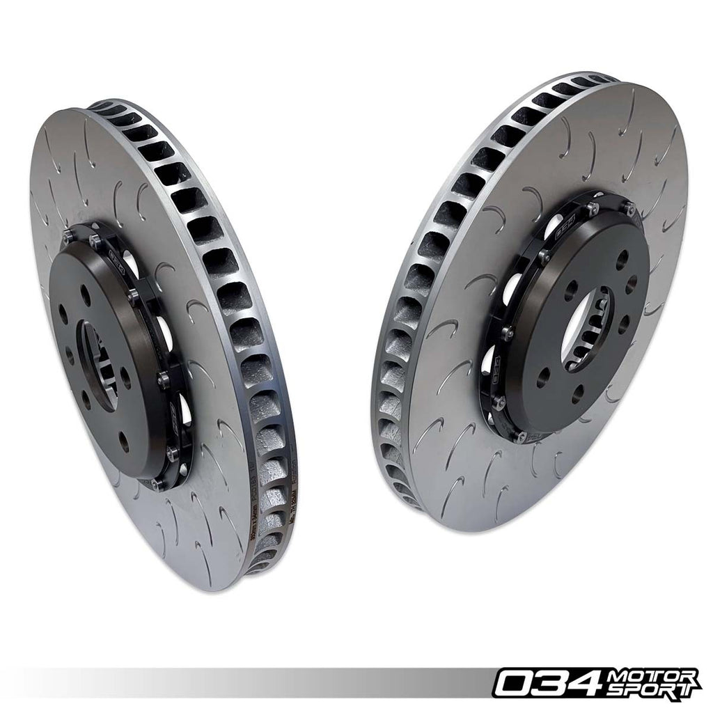 034Motorsport 2-Piece Floating Front Brake Rotor Upgrade Kit for Audi B9/B9.5 S4/S5/SQ5