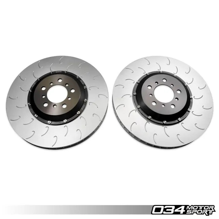034Motorsport 2-Piece Floating Front Brake Rotor Upgrade Kit F8X BMW M2 Competition/CS, M3/M4 C/CS, & M4 GTS (2NH/2NK Caliper)