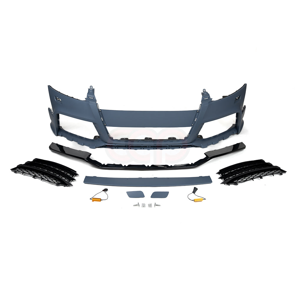 CAP 2008-2015 MK2 8J Audi TT/TT-S Front Bumper | RS TT-RS Style V2