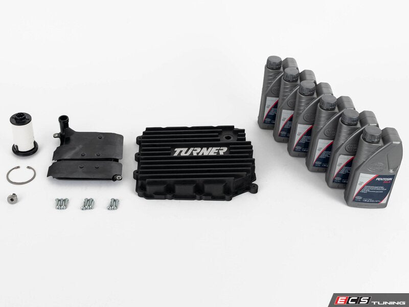 Turner Motorsport BMW DCT High-Capacity Aluminum Transmission Pan & Service Kit - F8X