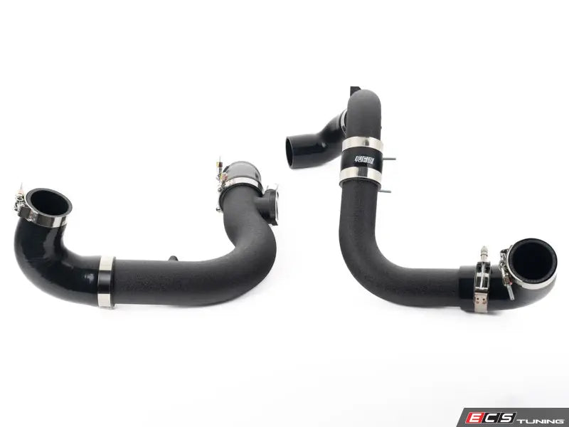 ECS Tuning MK8 Golf R Charge Pipe Kit - Wrinkle Black