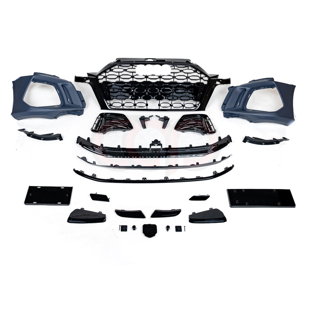 CAP 2017-2020 8V.5 Audi A3/S3 Front Bumper | 2024 8Y Style Audi RS3 Bumper - V2