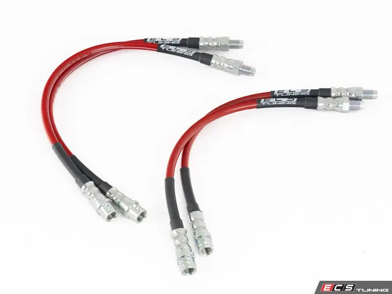 ECS Exact-Fit Stainless Steel Brake Lines - Front & Rear