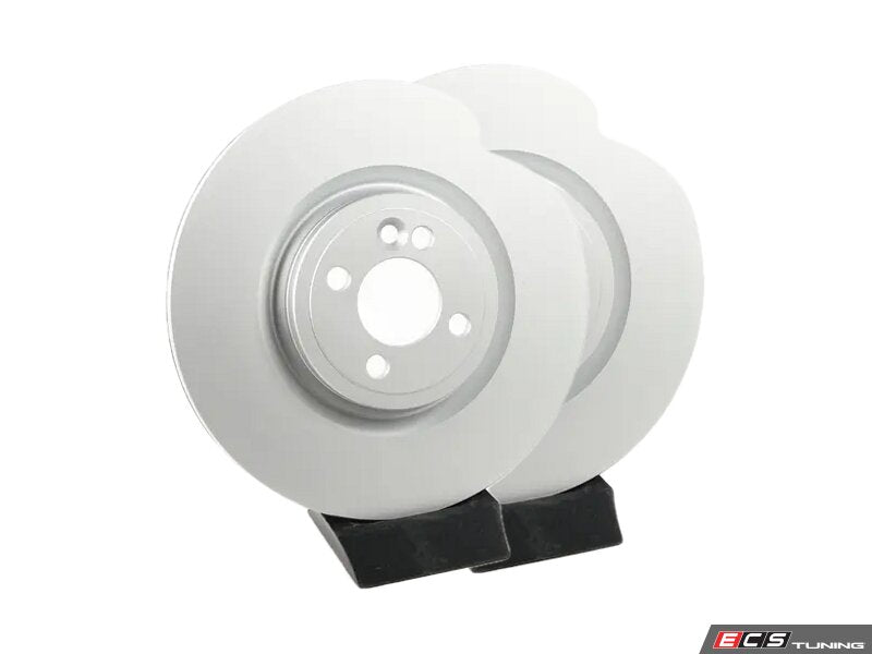 ECS Tuning Front V5 Plain Brake Rotors - JCW GP2 Set (330x25)