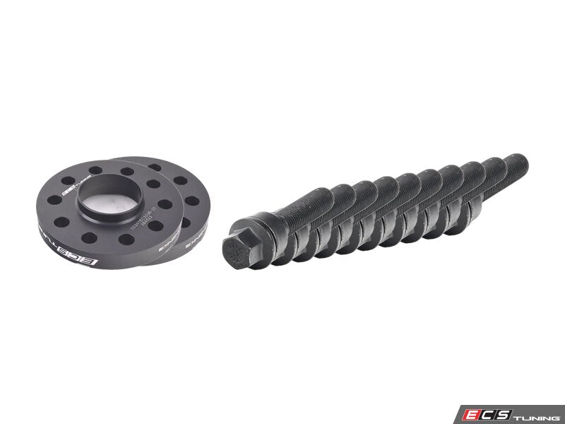 ECS Tuning Wheel Spacer & Bolt Kit - 20mm With Black Ball Seat Bolts