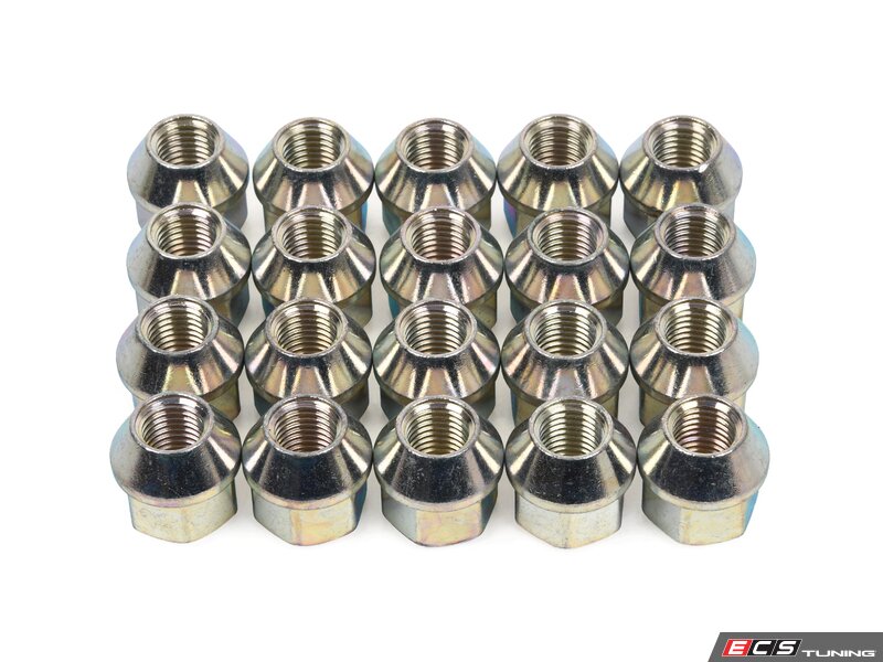 Turner Race Wheel Nuts - Silver - Set Of 20