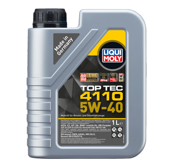 Liqui Moly Top Tec 4110 5W-40 Motor Oil