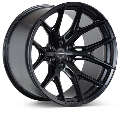 Vossen HF6-4 Satin Black Wheel (22x9.5 / 6x139.7 / ET20 / Deep Face / 106.1CB)