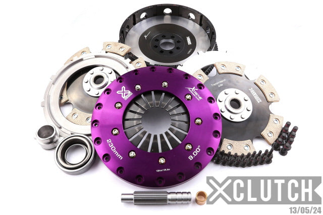 XClutch Stage 5 - 9.0" Twin Disc Rigid Ceramic Clutch Kit