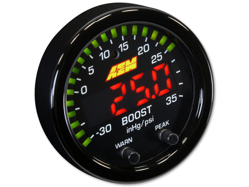 AEM X-Series 35PSI / 2.5BAR Boost Gauge (52mm)