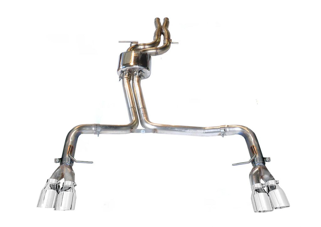 AWE Exhausts and Downpipes w/ 102mm Tips - Audi B8.5 S4