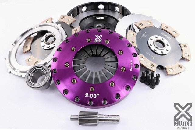 XClutch Stage 5 - 9.0" Twin Disc Rigid Ceramic Clutch Kit - BMW 1 Series M (2011) / BMW 335I (2012)