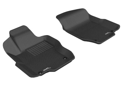 Tapis de sol 3D MAXpider Kagu pour Mercedes-Benz Classe ML W164 (2006-2011) - Noirs (1re et 2e rangées)