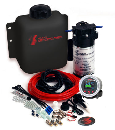 Snork Performance fuel system components on a white background