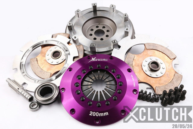 XClutch Stage 5 - 8.0" Twin Disc Rigid Ceramic Clutch Kit - BMW 325I (1992) / BMW 328I (1996) & more