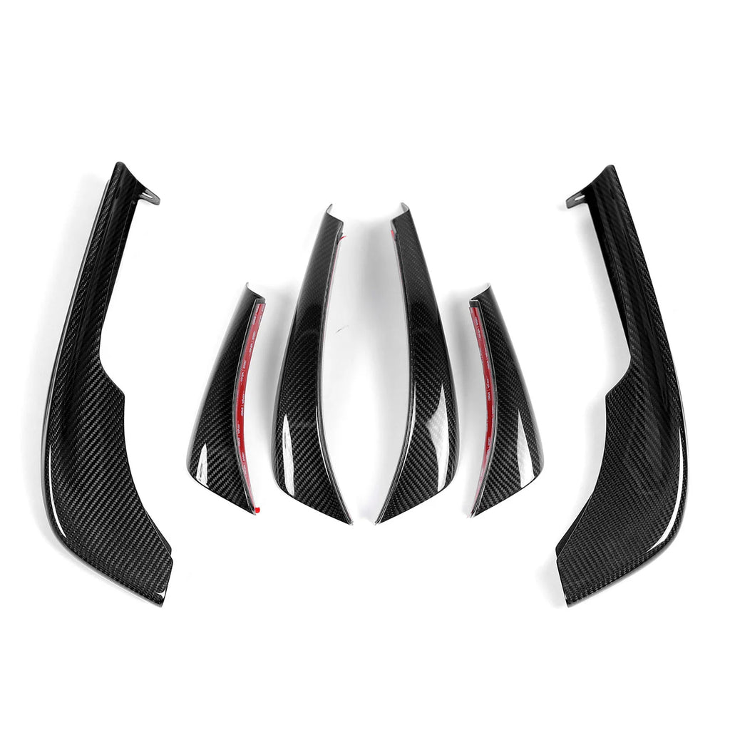 SR DRY CARBON FIBER TRIPLE-ELEMENT DIVE PLANE SET - PORSCHE GT3 RS