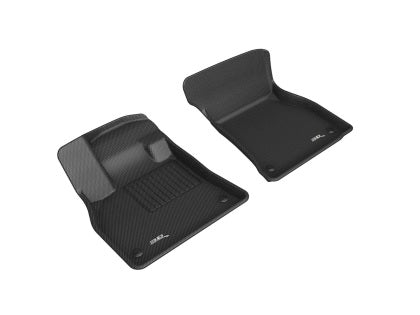 3D MAXpider 19-21 Audi E-Tron Kagu 1st 2nd Row Floormats - Black