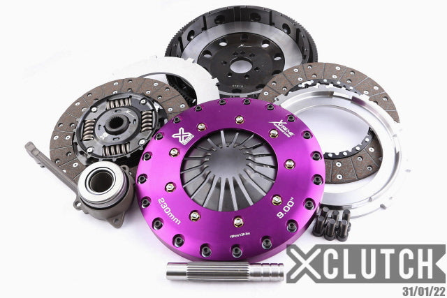 XClutch Stage 4 - Twin Disc Sprung Organic Clutch Kit