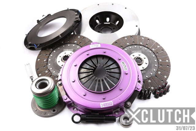 XClutch Stage 4 - Twin Disc Rigid Organic Clutch Kit - Dodge Challenger R T (2011)