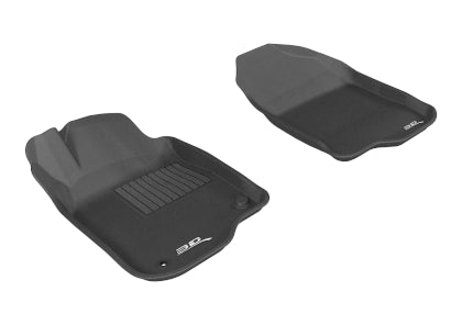 3D MAXpider 2008-2011 Lexus LS600HL Kagu 1st & 2nd Row Floormats - Black