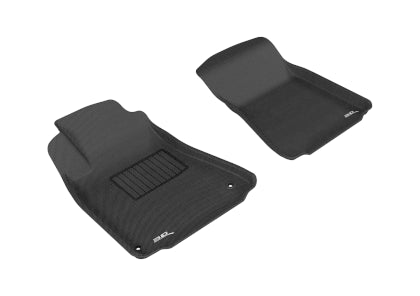 Tapis de sol 3D MAXpider Kagu 1re et 2e rangées pour Lexus IS Kagu (2006-2013) - Noir
