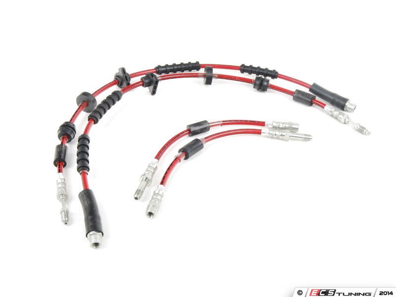 ECS Tuning Exact-Fit Stainless Steel Brake Lines - Complete Kit