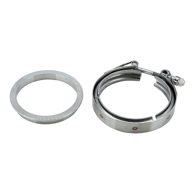 Comp Turbo CT5RX T4 SS Downpipe 4" Flange and Clamp Set