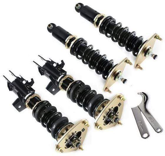 Système de coilover BC Racing BR Series avec EDC - Audi A4/S4 avec jambe de force avant de 53 mm (2017-23)