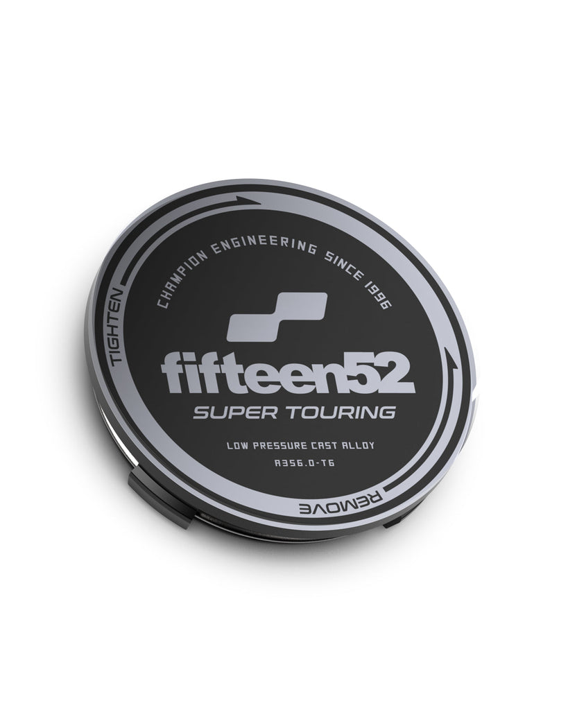 fifteen52 Super Touring Center Cap - Black / Chrome