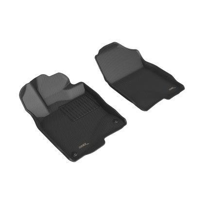 3D MAXpider Honda Civic 2022 Kagu 1re et 2e rangées - Noir (avec port USB arrière)