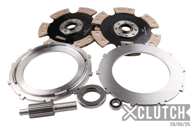XClutch 9" Twin Solid Ceramic Clutch Discs