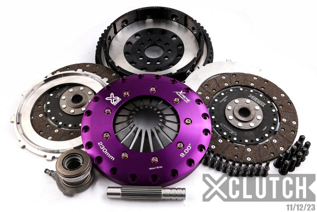 XClutch Stage 4 - Twin Disc Rigid Organic Clutch Kit - Volvo S40 T5 (2005)