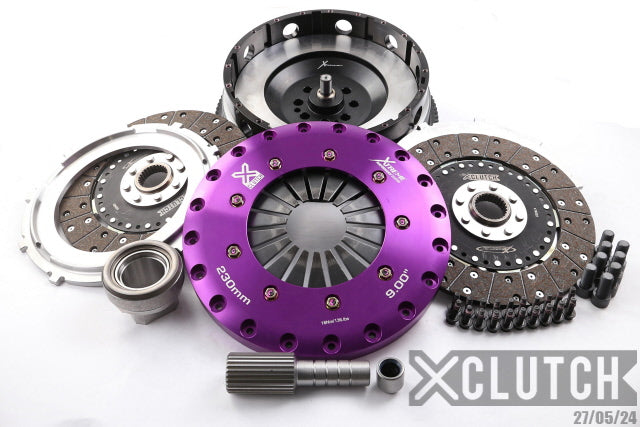 XClutch Stage 4 - Twin Disc Rigid Organic Clutch Kit - BMW 335I (2007-11)