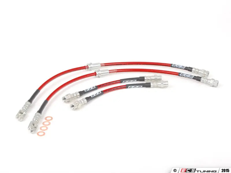 ECS Exact-Fit Front & Rear Stainless Steel Brake Lines