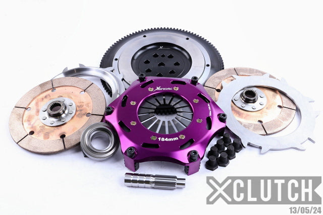 XClutch Stage 5 - 7.25" Twin Disc Rigid Ceramic Clutch Kit - Mitsubishi Galant Vr 4 (1991) / Mitsubishi Eclipse Gs (1992) & more