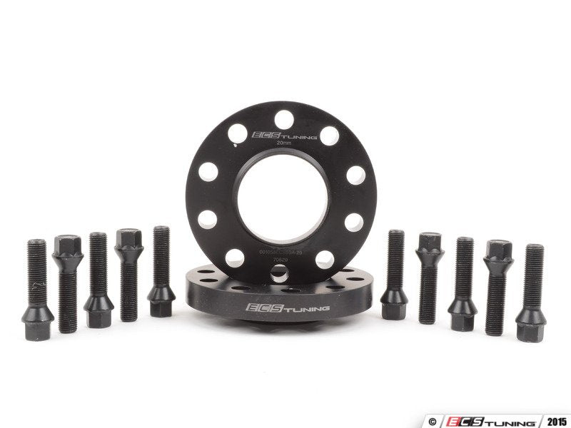 ECS Tuning BMW 20mm Wheel Spacers & ECS Conical Seat Bolt Kit