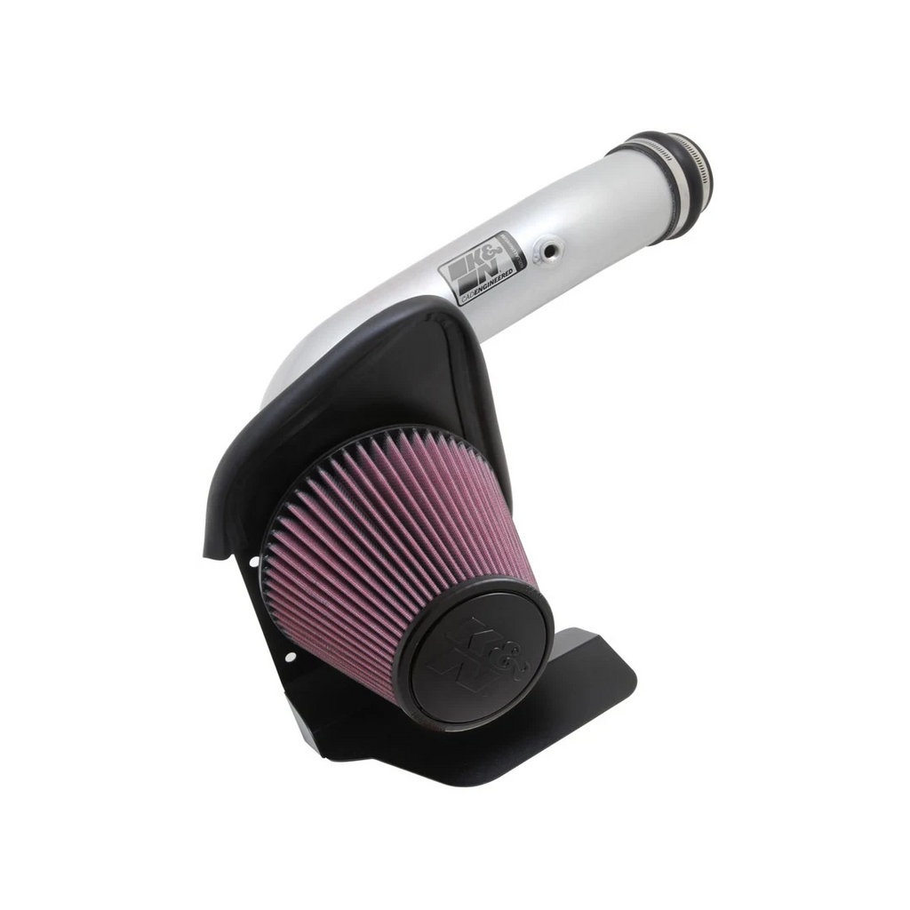 K&N 10-11 Ford Taurus 3.5L V6 Silver Typhoon Cold Air Intake