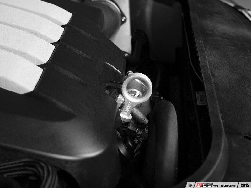 ECS Tuning Billet engine oil Dipstick - Silver Anodized