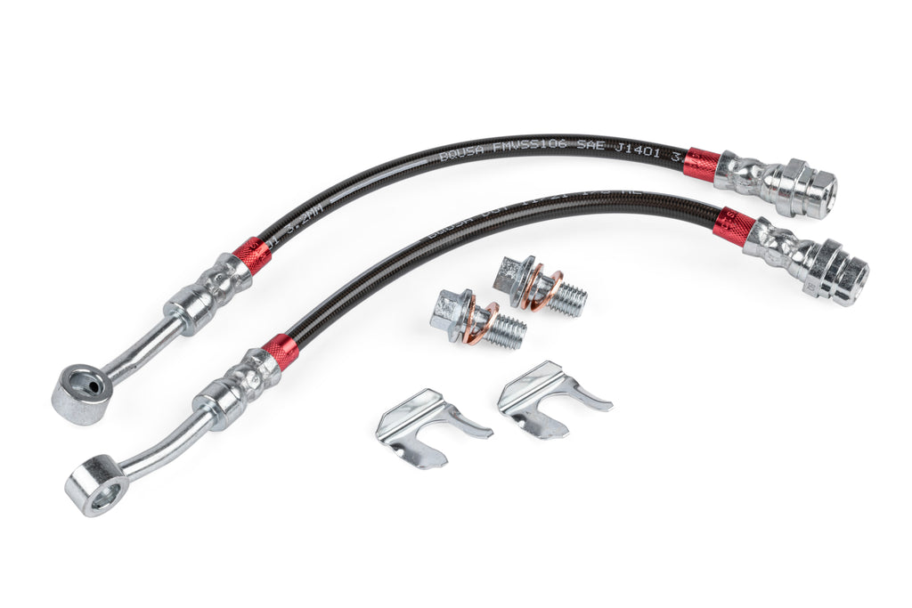 Conduites de frein tressées en acier inoxydable APR (jeu de 2) - Arrière