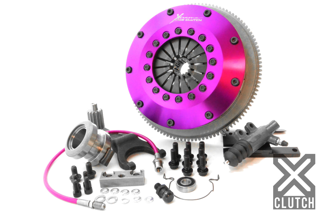 XClutch Stage 5 - 8.0" Twin Disc Sprung Ceramic Clutch Kit - Toyota Supra Twin Turbo (1993-96)