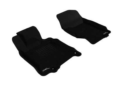 3D MAXpider 2007-2015 Infiniti Q40/G35/37 Kagu 1st & 2nd Row Floormats - Black