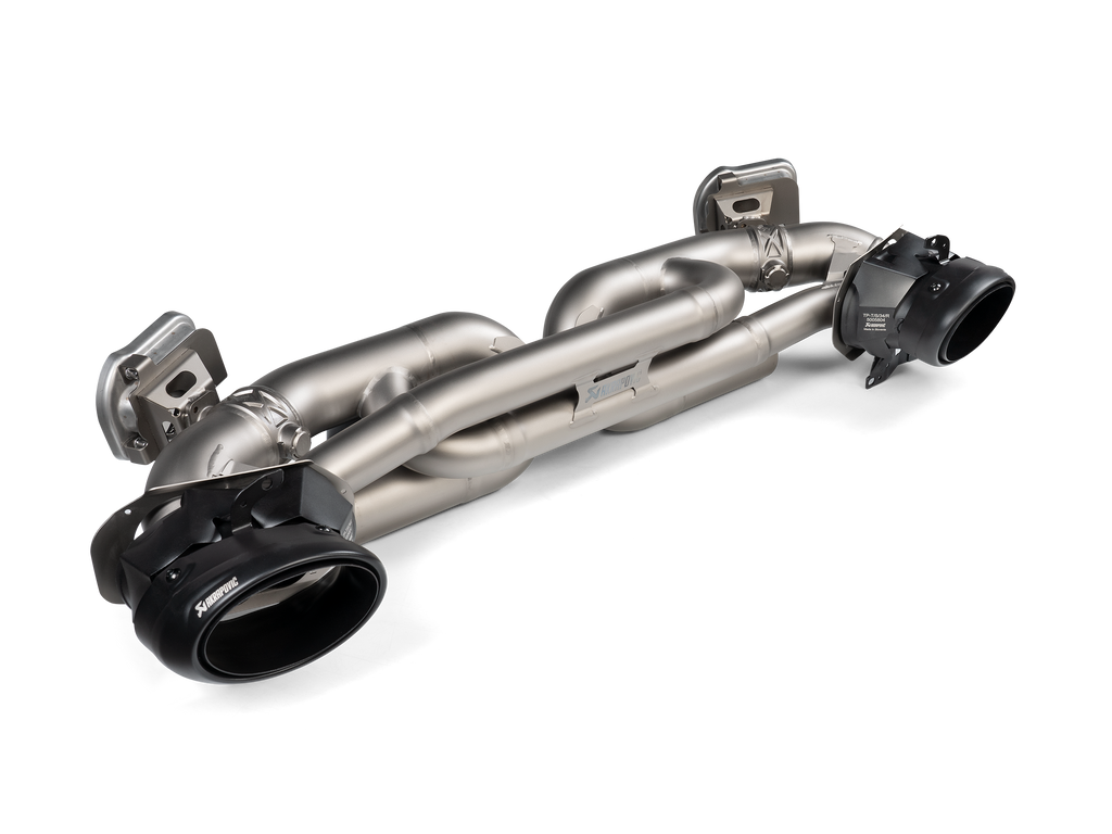 Akrapovič Slip-On Race Line Exhaust System (Titanium) - Porsche 911 (992) - Eurosport Performance