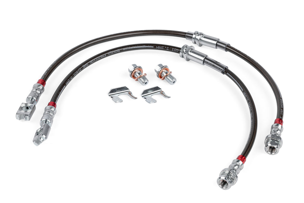 Conduites de frein tressées en acier inoxydable APR (jeu de 2) - Avant