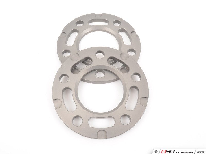 Turner 10mm Wheel Spacers - Silver (Pair) Non-Hubcentric