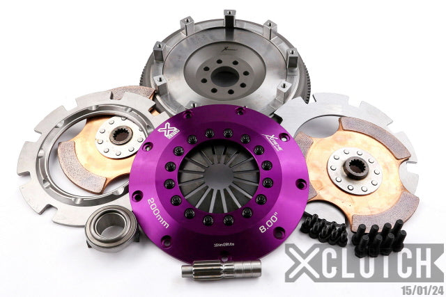 XClutch Stage 5 - 8.0" Twin Disc Rigid Ceramic Clutch Kit - Mini Cooper S (2002)