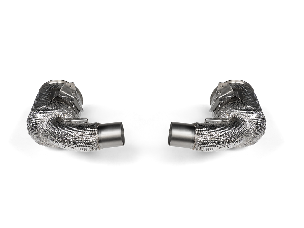 Akrapovič Link Pipe Set w/ Cat (SS) - Porsche 911 (992) - Eurosport Performance