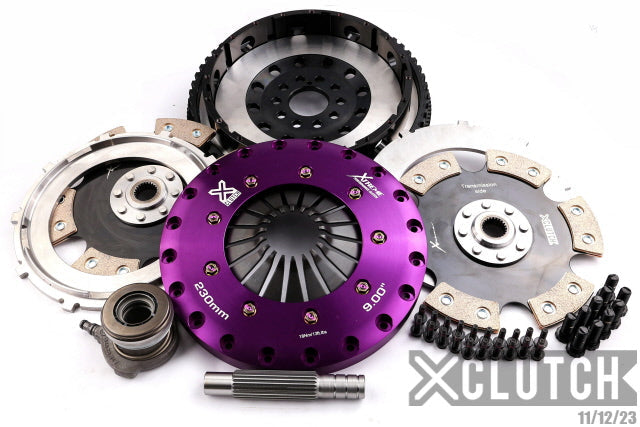 XClutch Stage 5 - 9.0" Twin Disc Rigid Ceramic Clutch Kit - Volvo S40 T5 (2005)