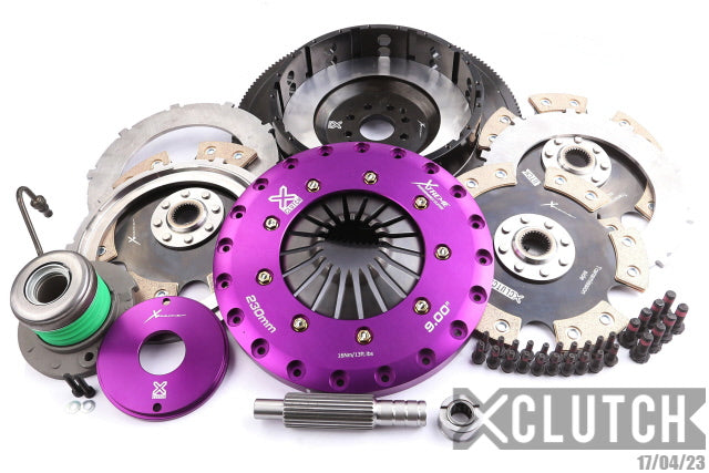 XClutch Stage 5 - 9.0" Triple Disc Rigid Ceramic Clutch Kit - Ford Mustang Shelby Gt500 (2007)