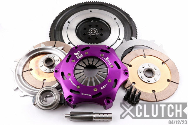 XClutch Stage 5 - 7.25" Twin Disc Rigid Ceramic Clutch Kit - Subaru Baja Turbo (2006) / Subaru Forester Xt Limited (2006) & more