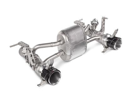 Akrapovič Slip-On Line (Titanium) w/ Carbon Tips - Ferrari 488GTB / 488 Spider